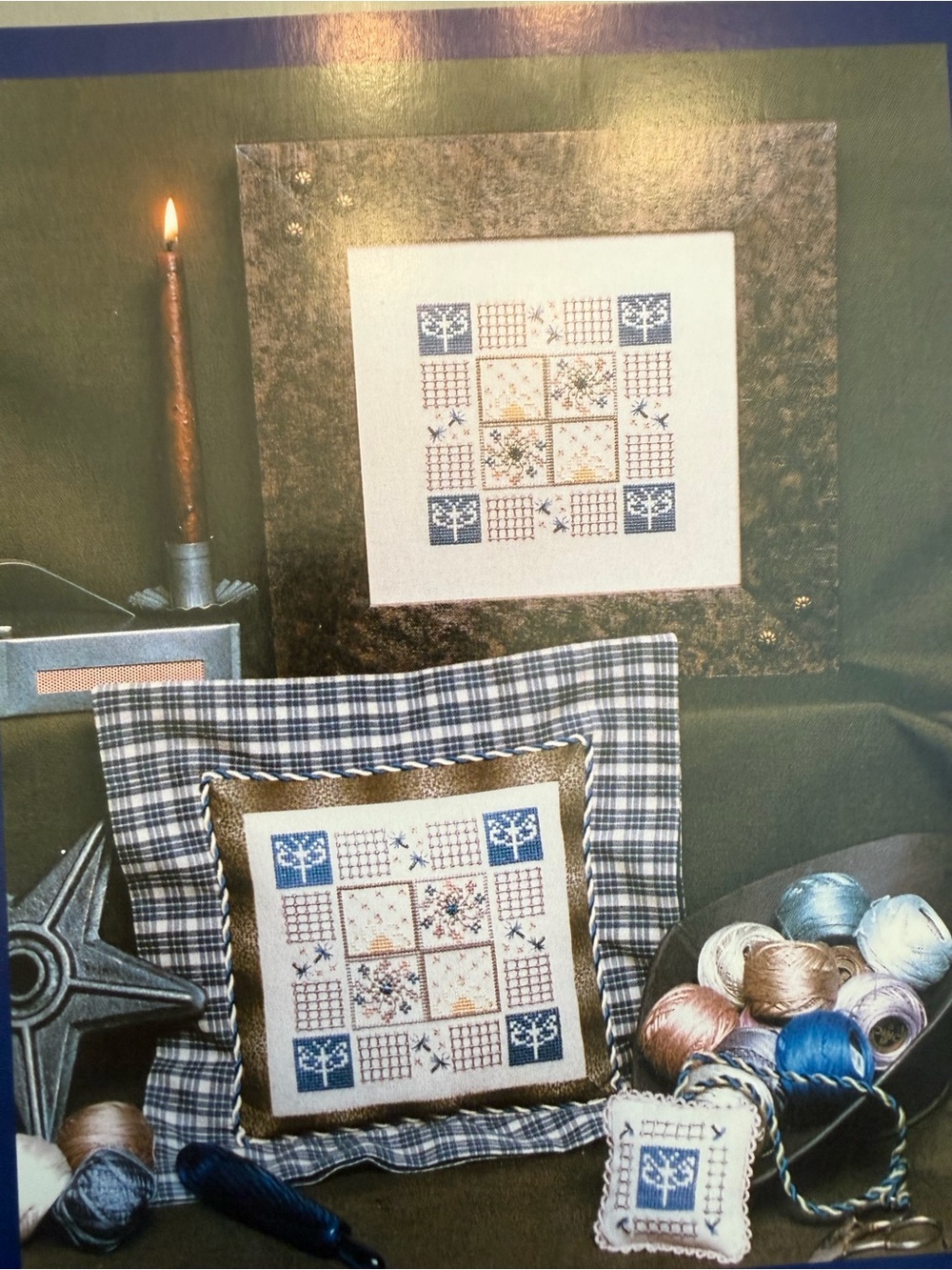 THE DRAGONFLY Full Circle Designs Cross Stitch Pattern Creature Comforts Sampler